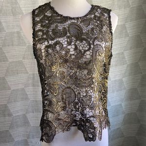 Lace design top